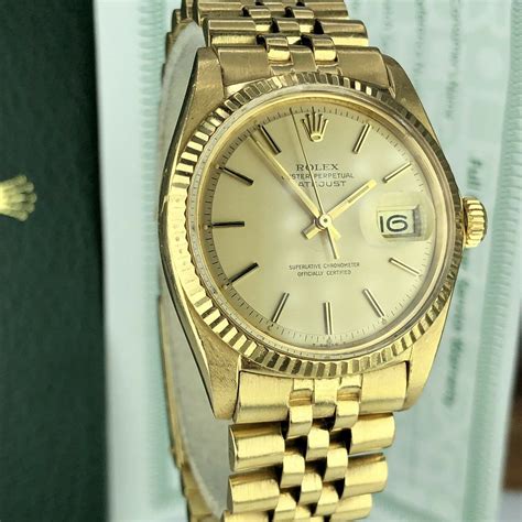 gold rolex datejust